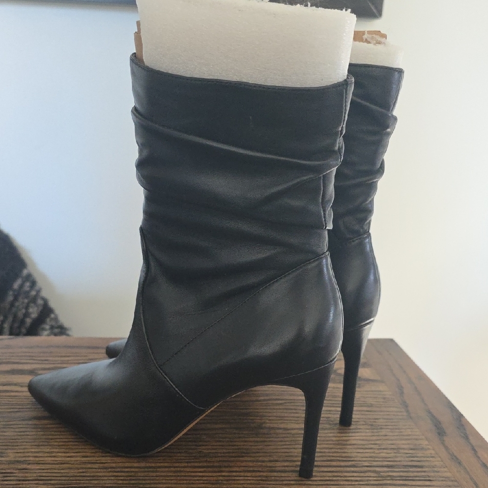 Jessica Simpson Slouchy Boots. Side Zipper